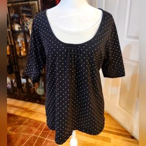 Vintage Y2K Venezia Polka Dot Top